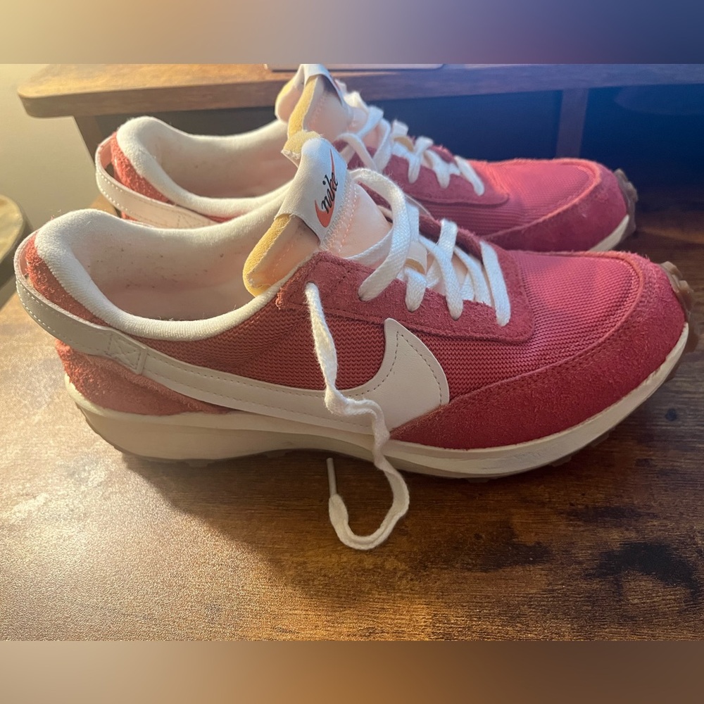 Women’s Nike Red and White Athletic Shoes